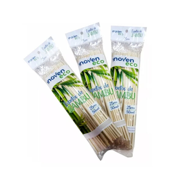 ESPETO DE BAMBU 25CM 30CM